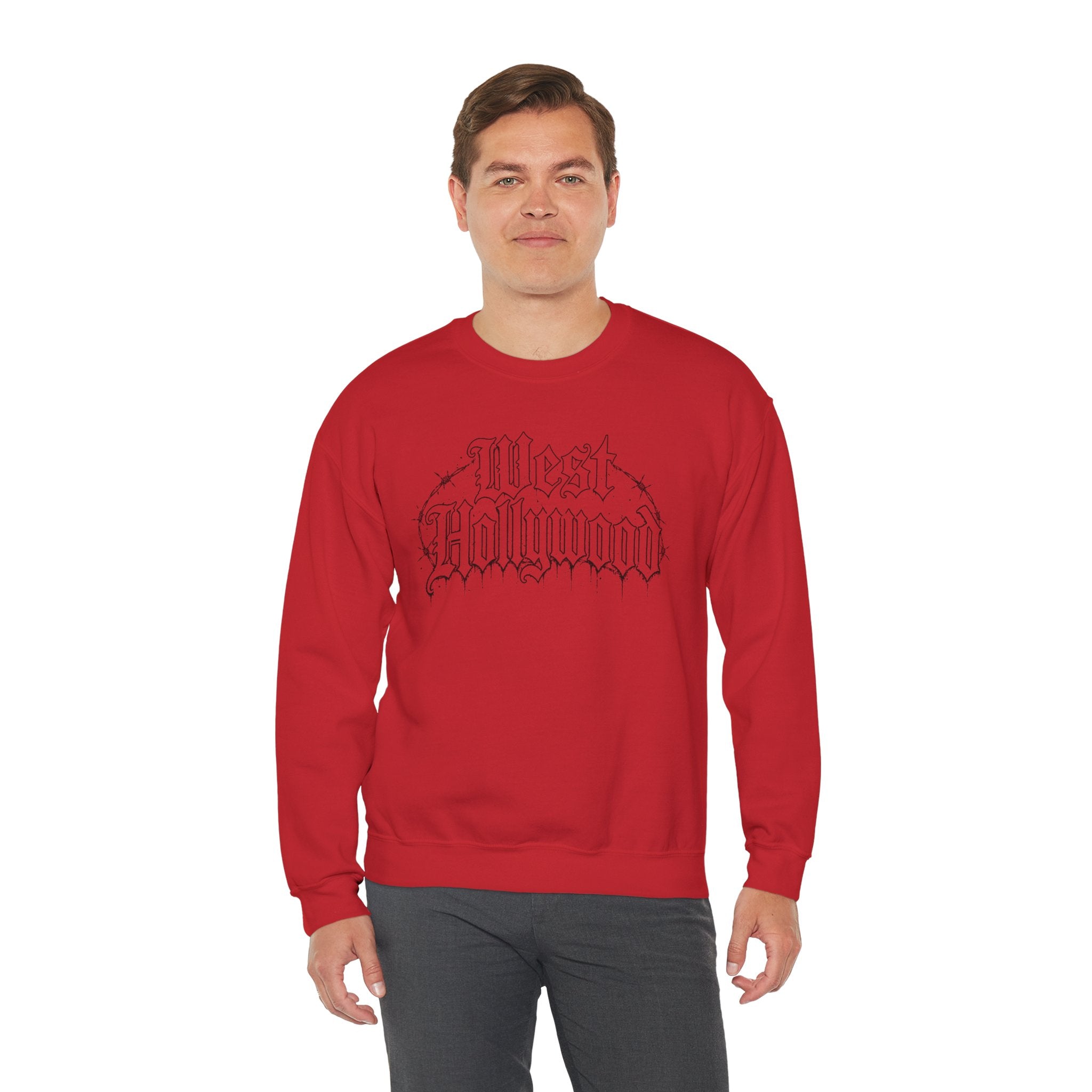 West Hollywood Barbed-Wire Crewneck Sweatshirt