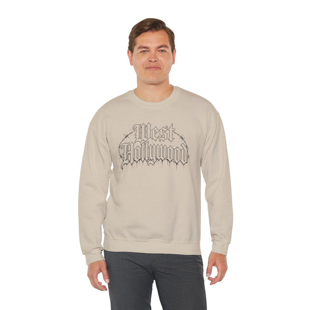West Hollywood Barbed-Wire Crewneck Sweatshirt