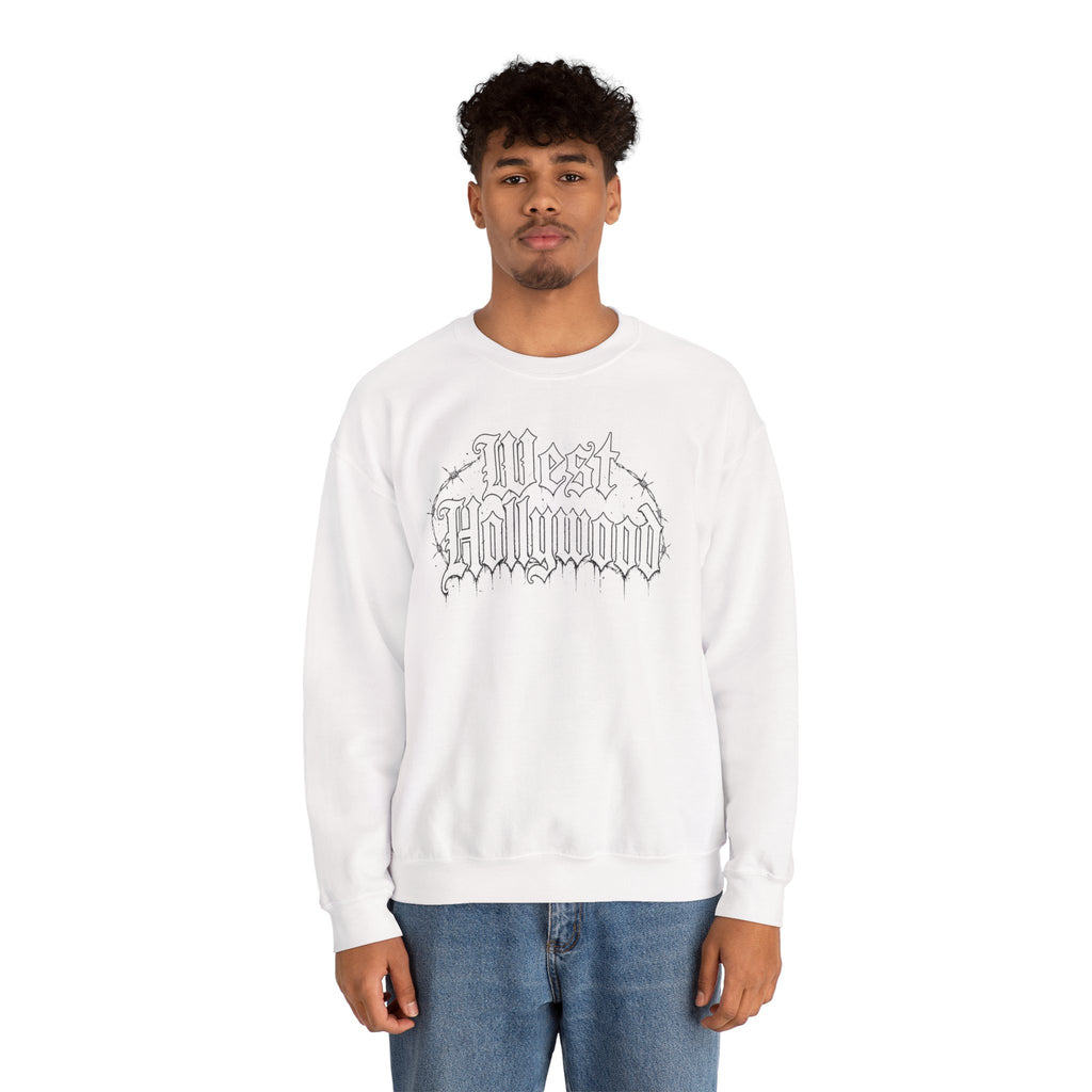 West Hollywood Barbed-Wire Crewneck Sweatshirt