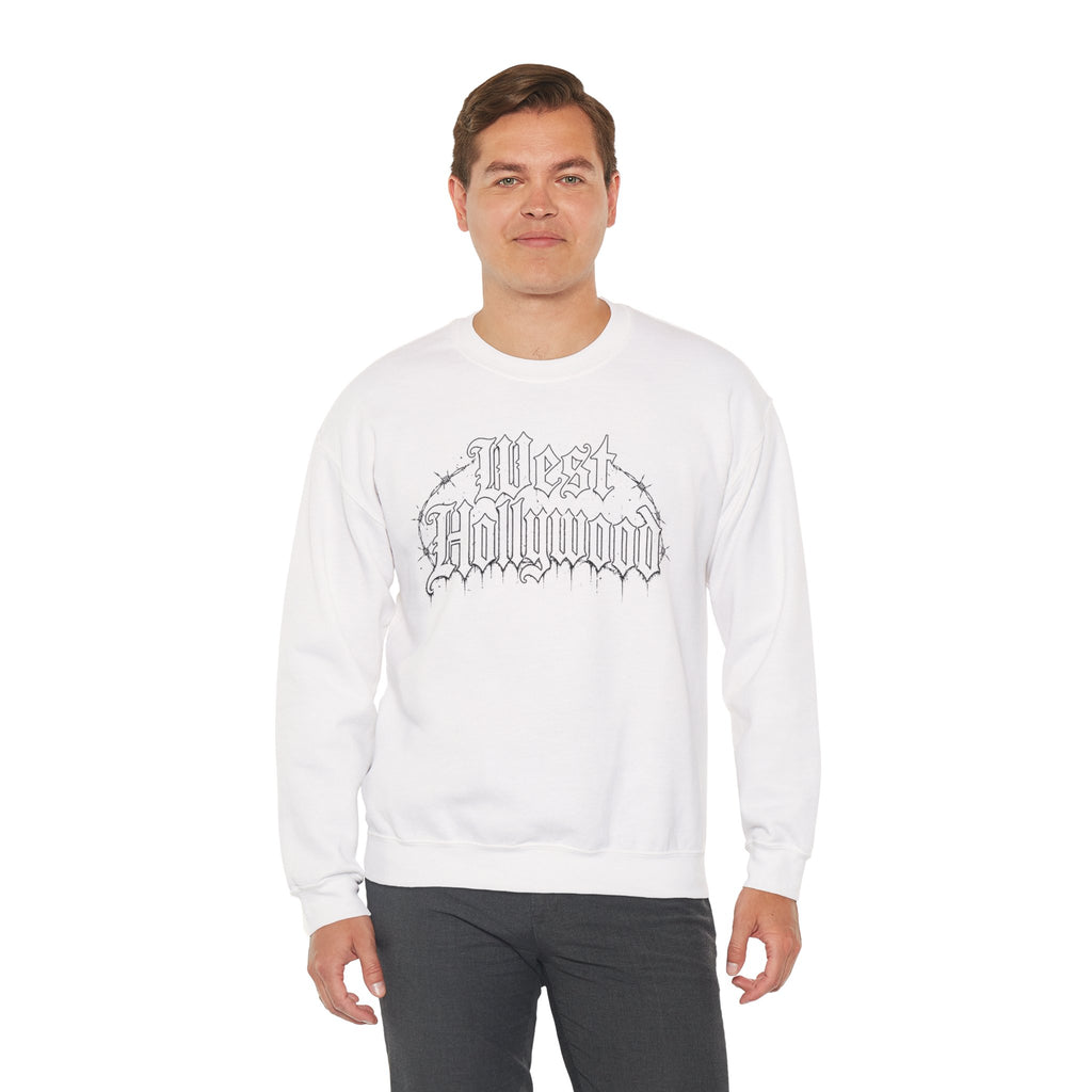 West Hollywood Barbed-Wire Crewneck Sweatshirt