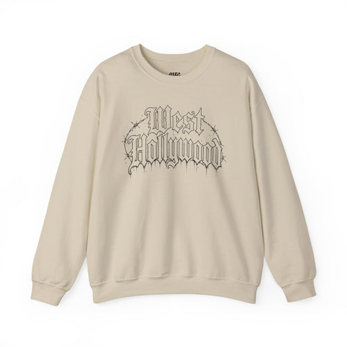 West Hollywood Barbed-Wire Crewneck Sweatshirt
