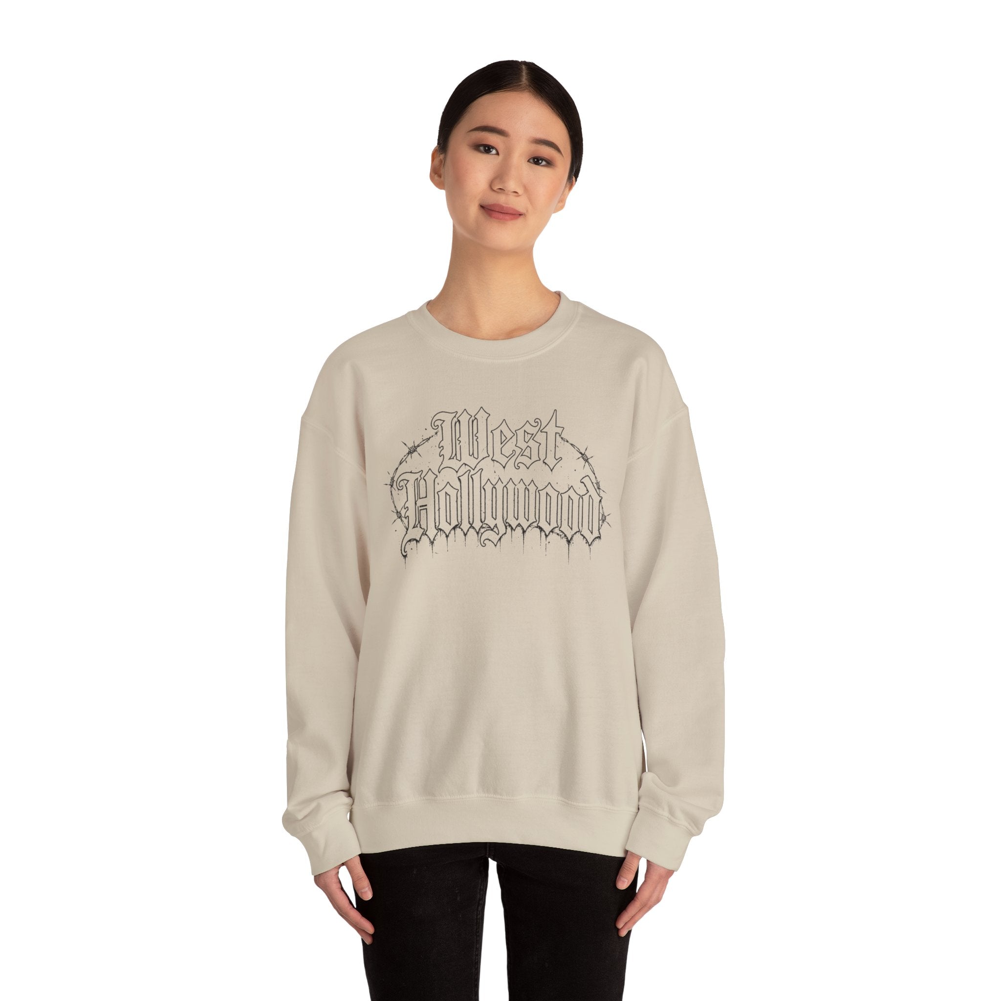 West Hollywood Barbed-Wire Crewneck Sweatshirt