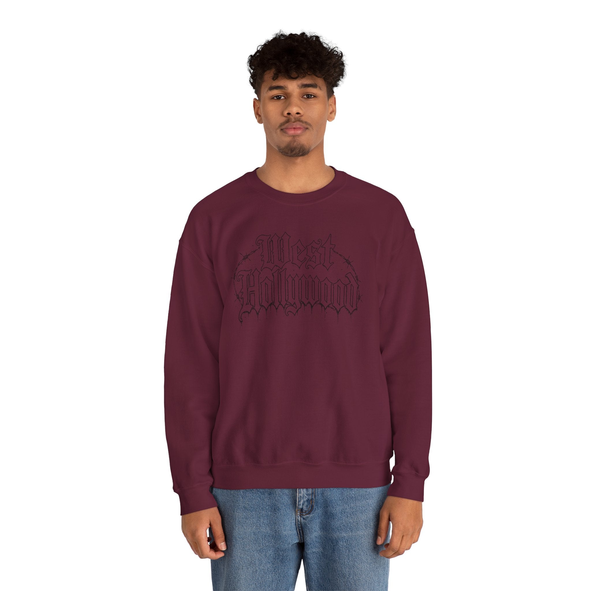 West Hollywood Barbed-Wire Crewneck Sweatshirt