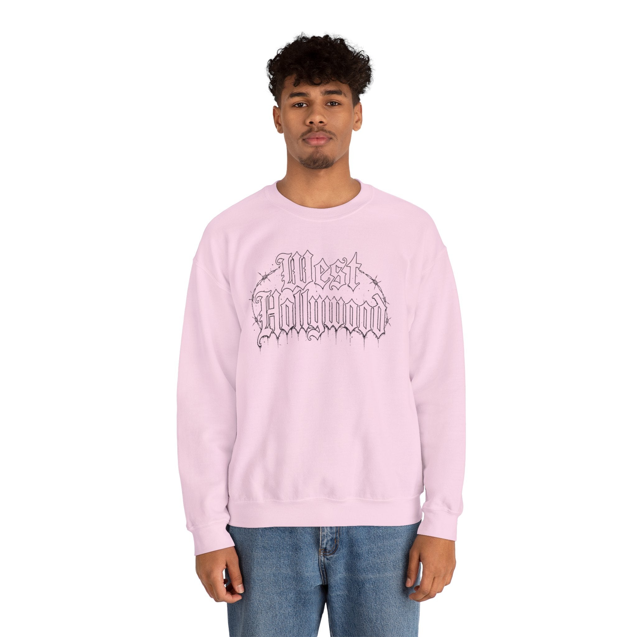 West Hollywood Barbed-Wire Crewneck Sweatshirt