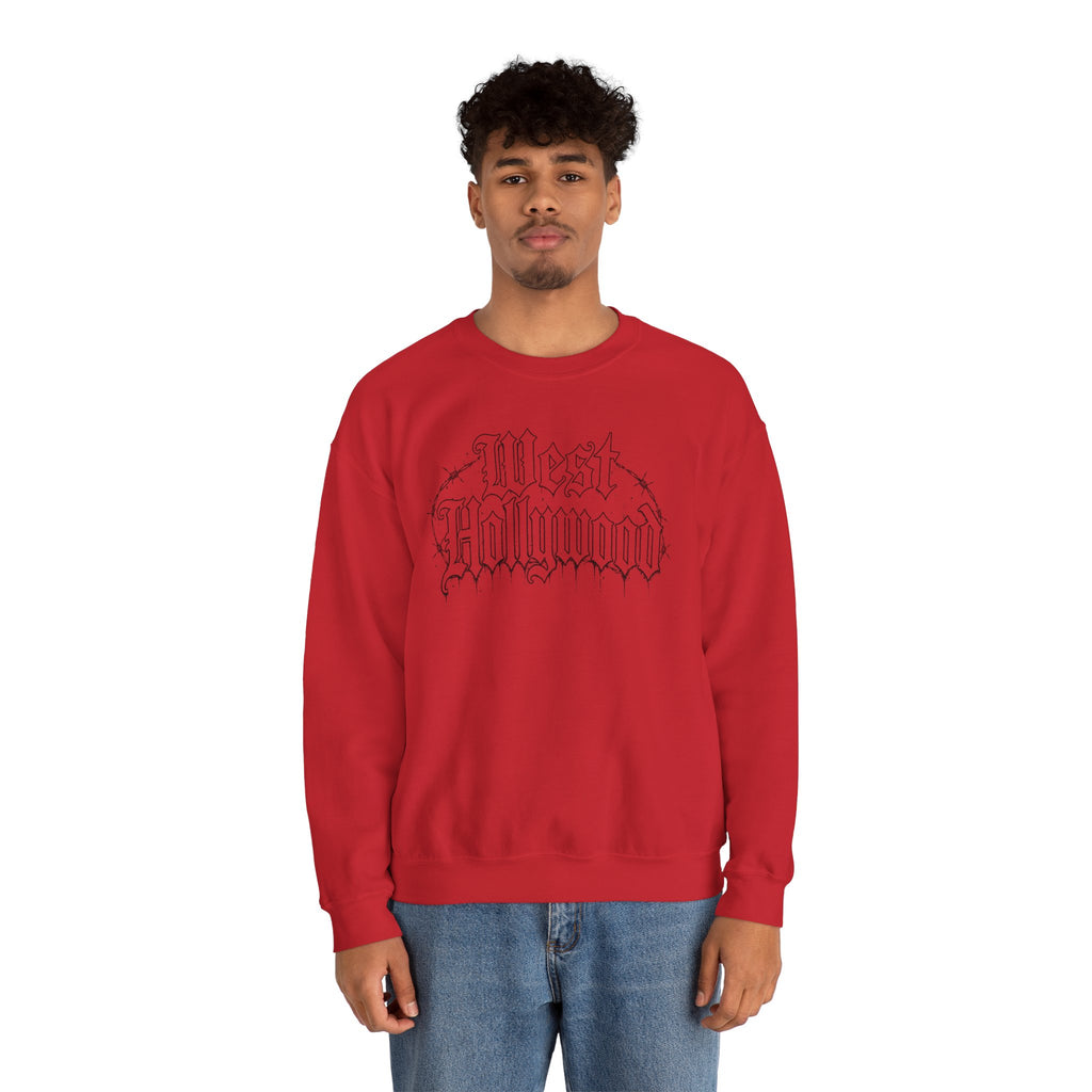 West Hollywood Barbed-Wire Crewneck Sweatshirt