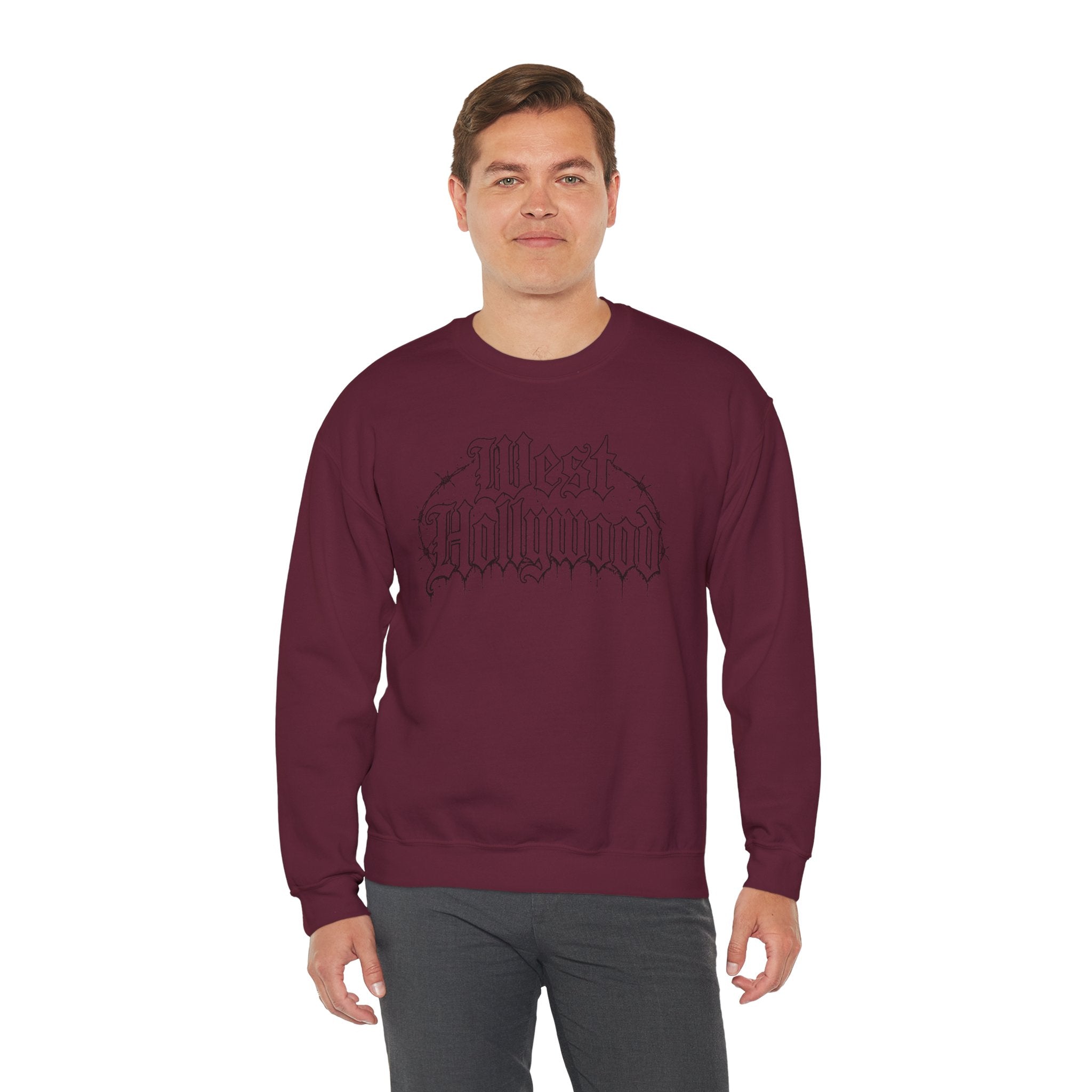 West Hollywood Barbed-Wire Crewneck Sweatshirt