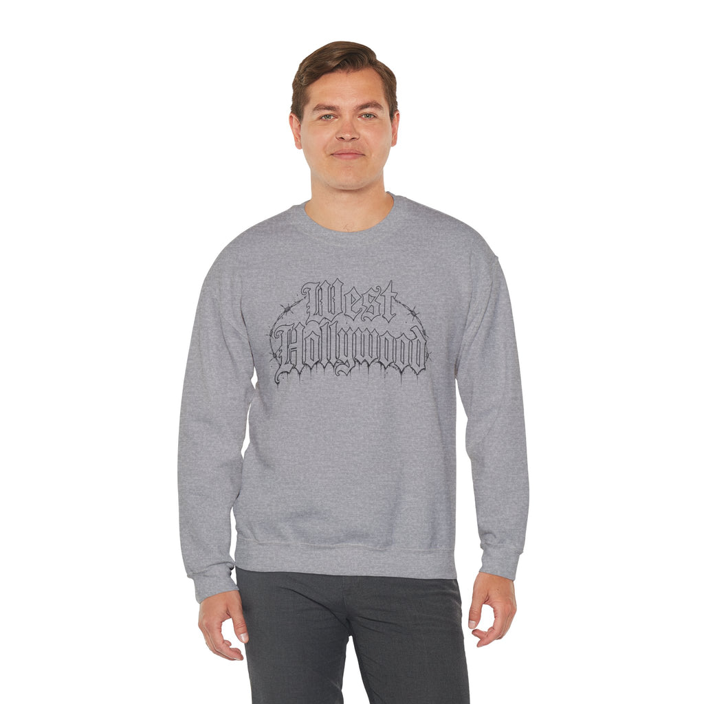 West Hollywood Barbed-Wire Crewneck Sweatshirt
