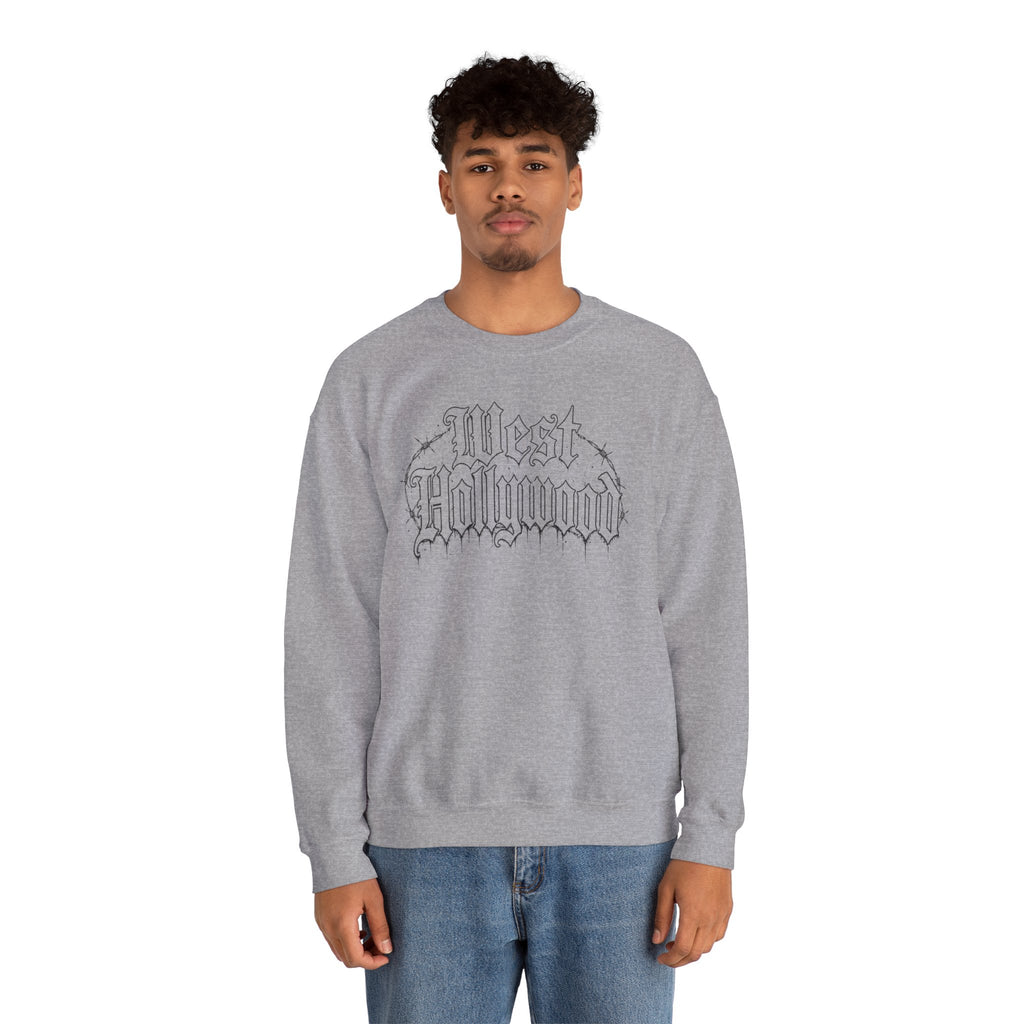 West Hollywood Barbed-Wire Crewneck Sweatshirt