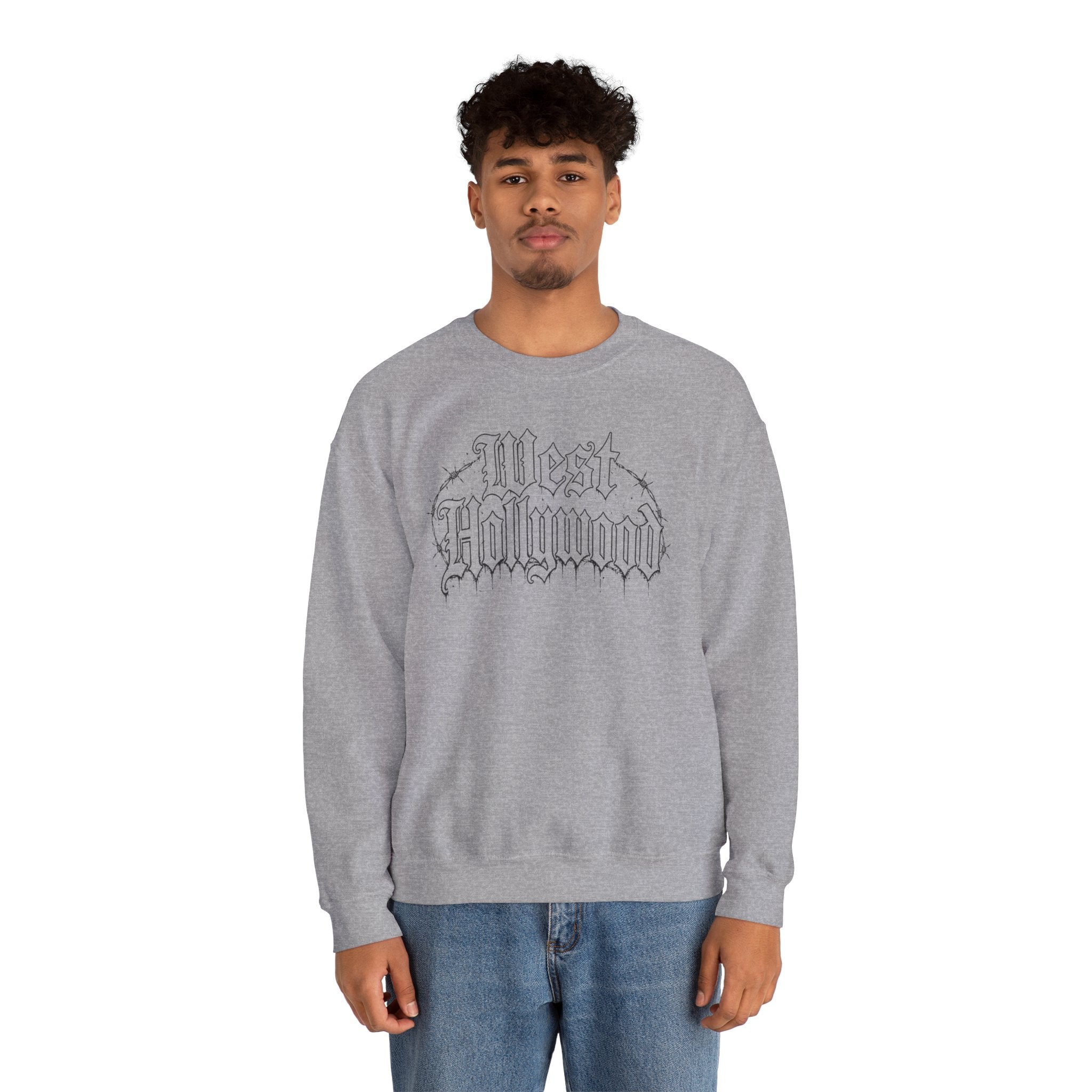 West Hollywood Barbed-Wire Crewneck Sweatshirt