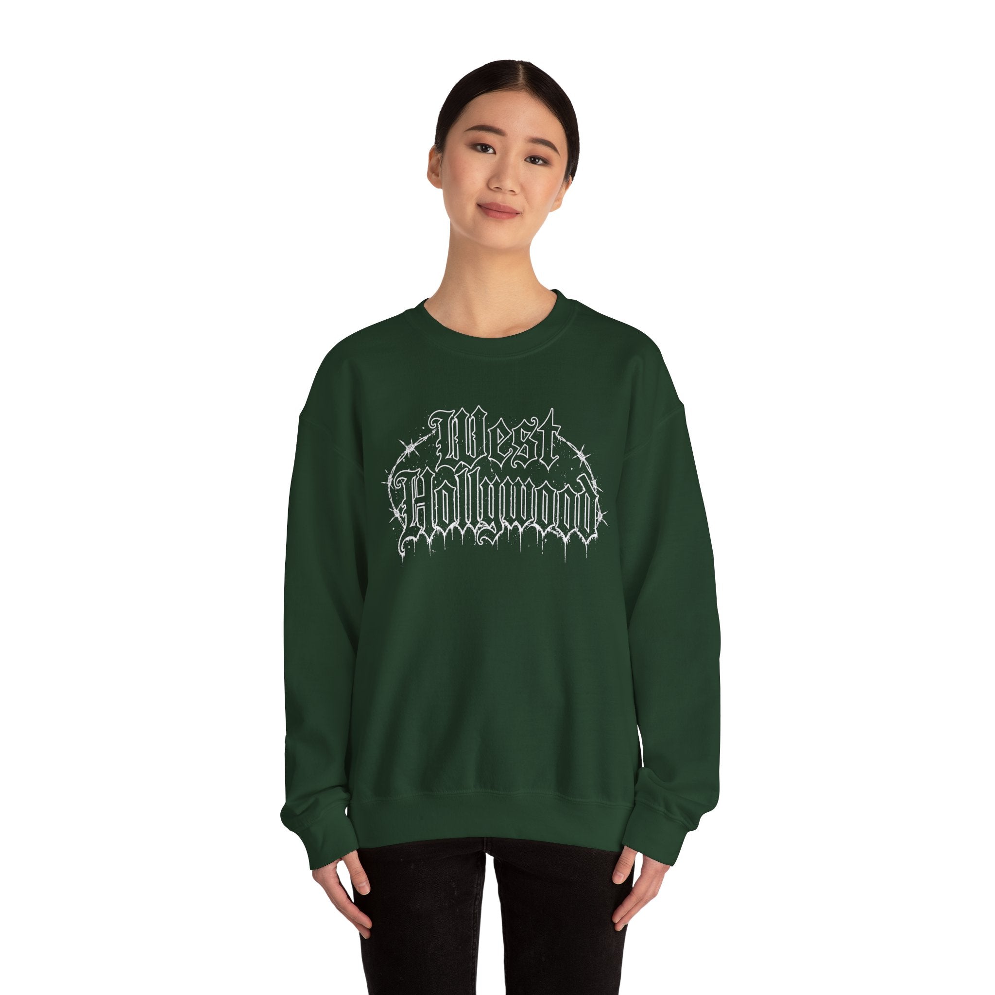 West Hollywood Barbed-Wire Crewneck Sweatshirt