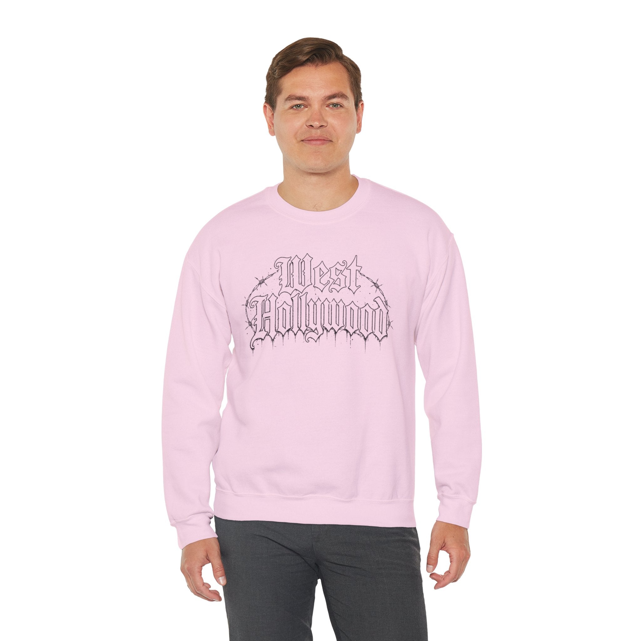 West Hollywood Barbed-Wire Crewneck Sweatshirt