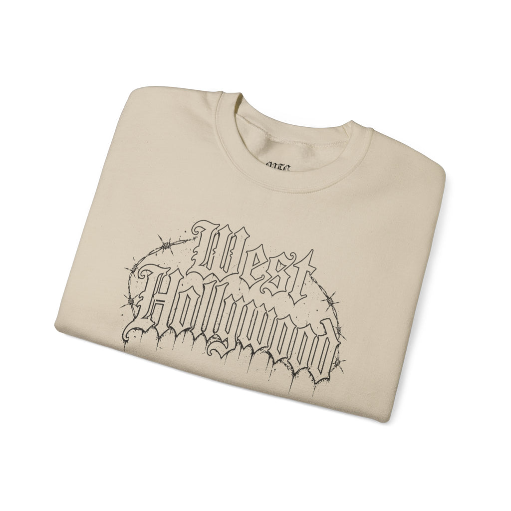 West Hollywood Barbed-Wire Crewneck Sweatshirt