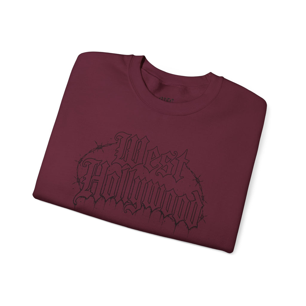 West Hollywood Barbed-Wire Crewneck Sweatshirt